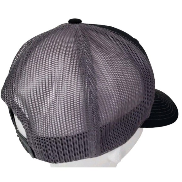 Trucker Hat Cap Mesh Snapback Valley Truck & Tractor Co Black Logo Ag Fishing - Picture 4 of 14